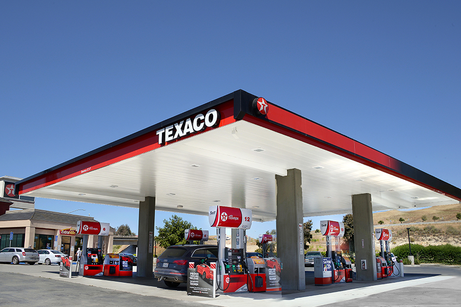 Texaco gas station